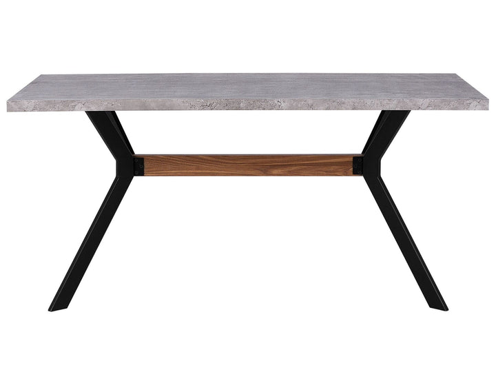 Dining Table 160 x 90 cm Concrete Effect Ludden