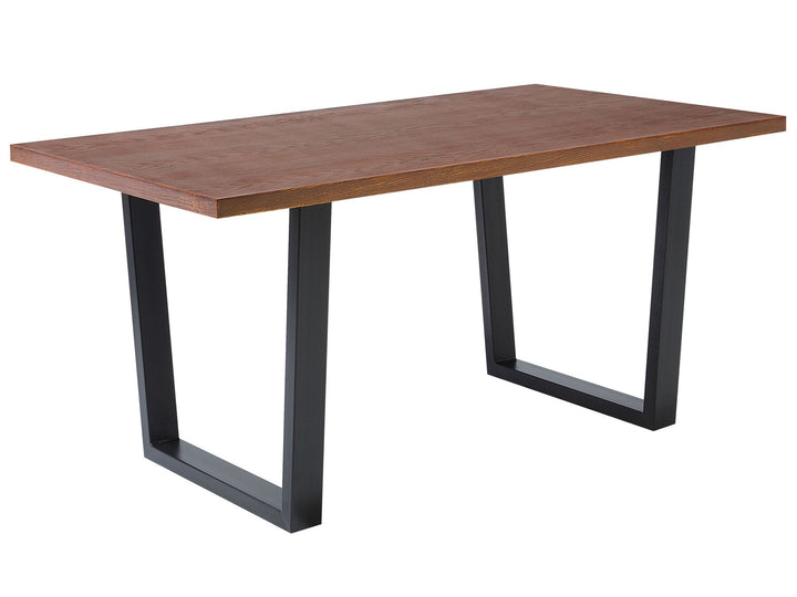 Dining Table 160 x 90 cm Dark Wood Ickes