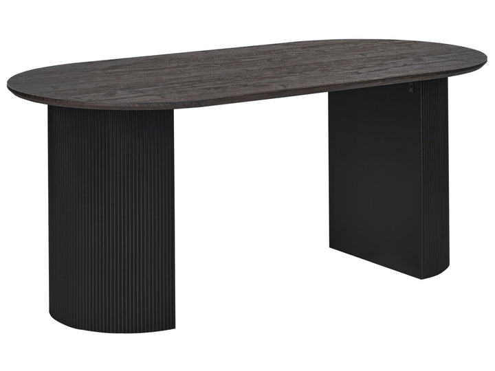 Dining Table 180 x 90 cm Black Xan