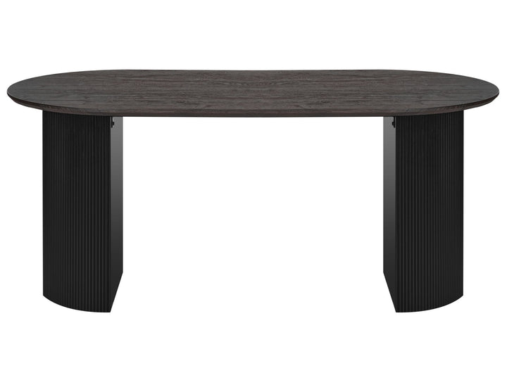 Dining Table 180 x 90 cm Black Xan