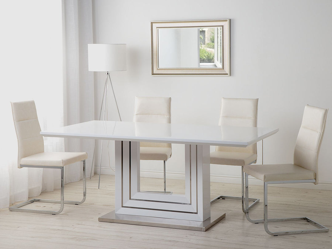 Dining Table 180 x 90 cm White Kalona