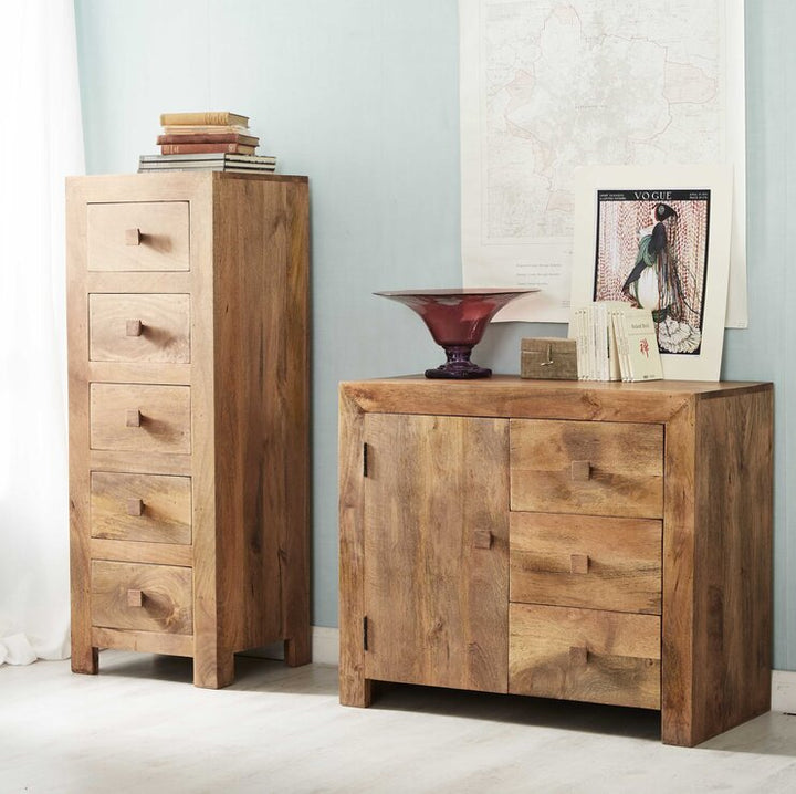 Toko Light Mango 5 Drawer Chest