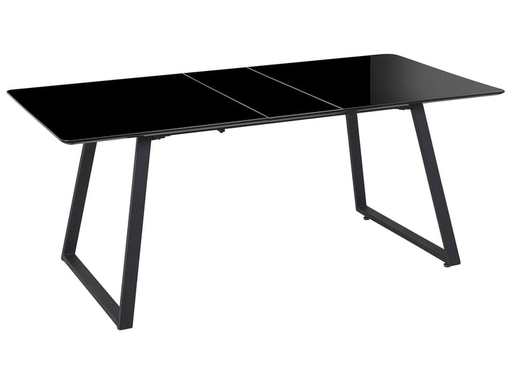 Extending Dining Table 150/180 x 90 cm Black Touran