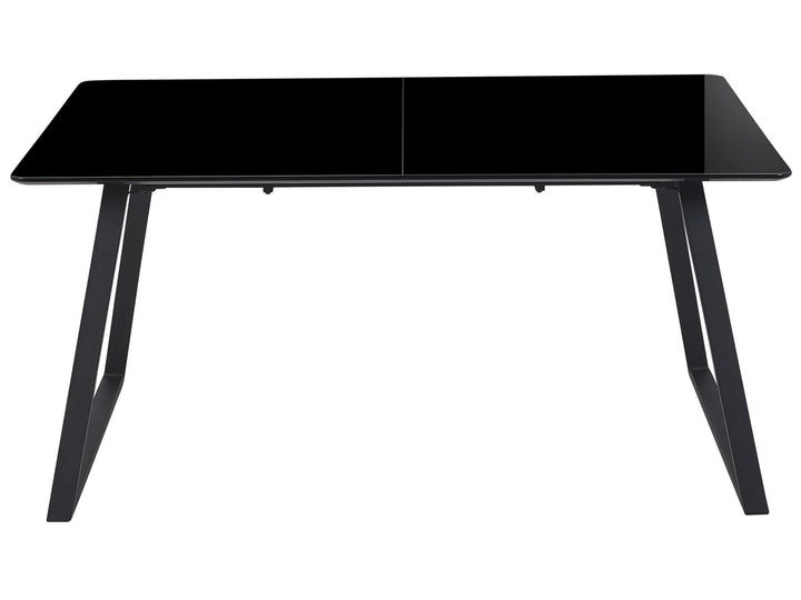 Extending Dining Table Black Makas