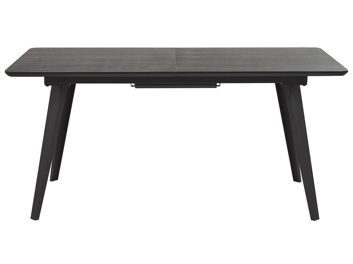 Extending Dining Table 160/200 x 90 cm Black Irvington