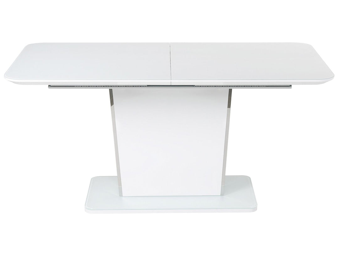 Extending Dining Table 160/200 x 90 cm White Sherlock