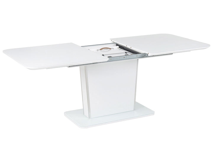 Extending Dining Table 160/200 x 90 cm White Sherlock