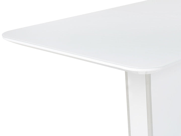 Extending Dining Table 160/200 x 90 cm White Sherlock