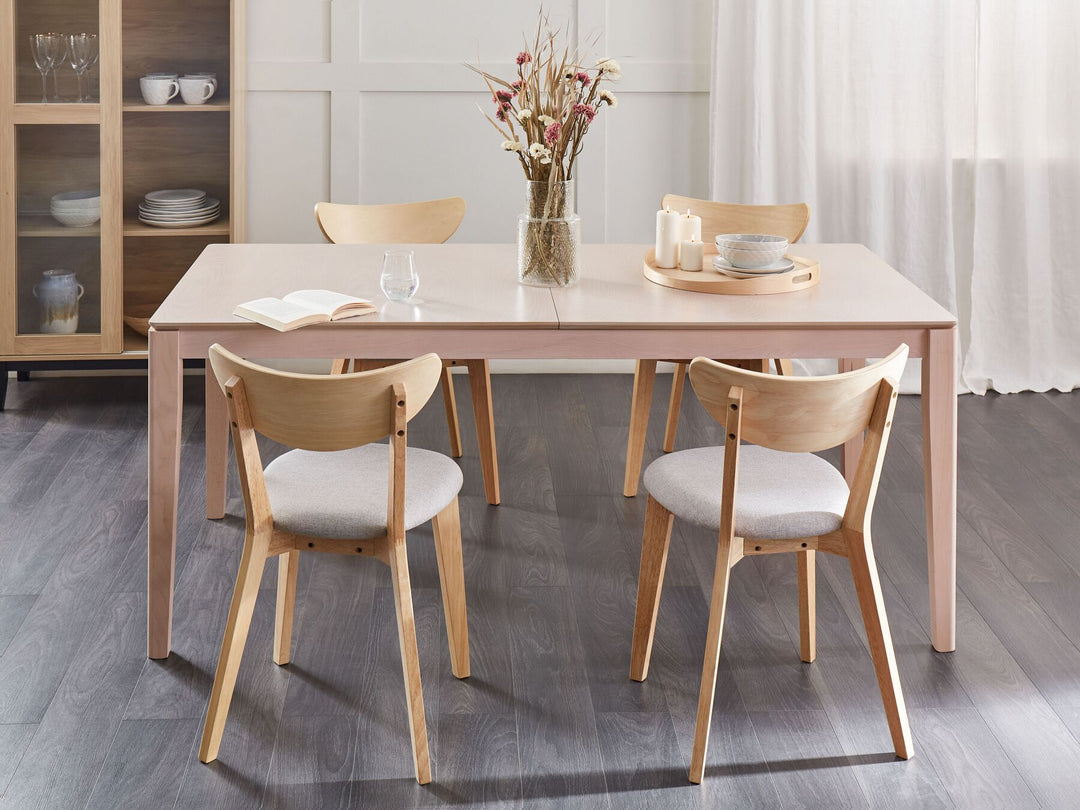 Extending Dining Table 180/240 x 90 cm Light Wood Crosby