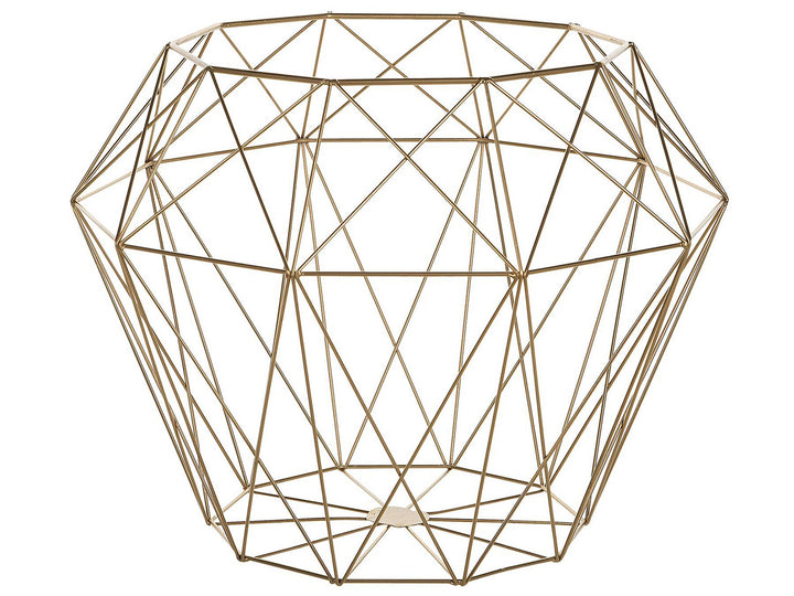 Geometric Side Table Gold Elida