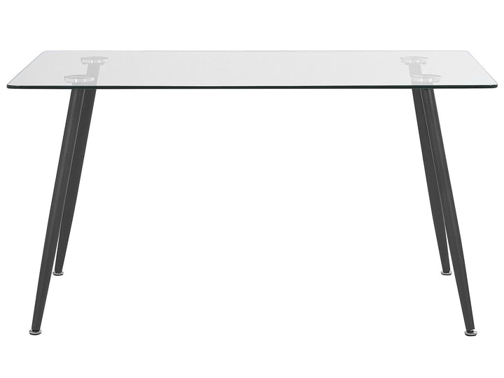 4 Seater Glass Top Dining Table Mattear