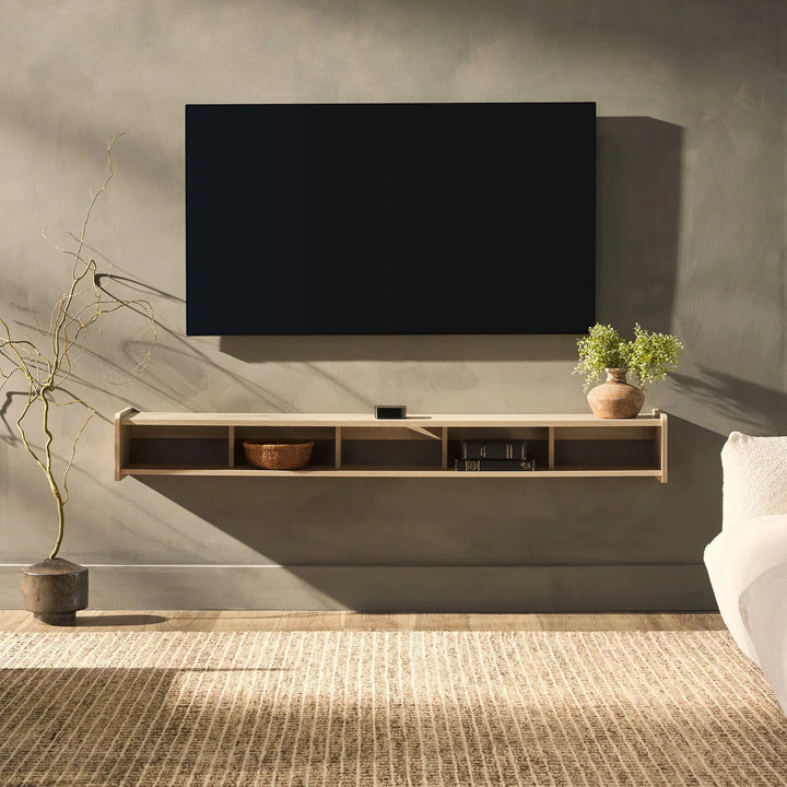 Floating TV Stand Coastal Oak Lawrence