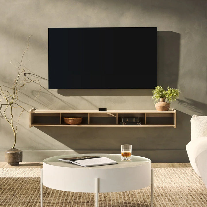 Floating TV Stand Coastal Oak Lawrence