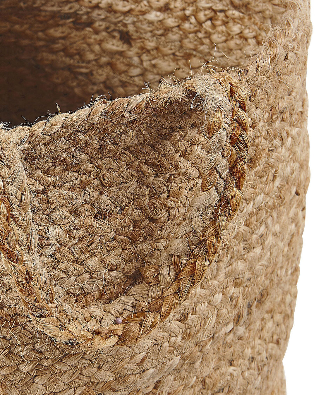 Set of 2 Jute Baskets Sand Beige Kaella