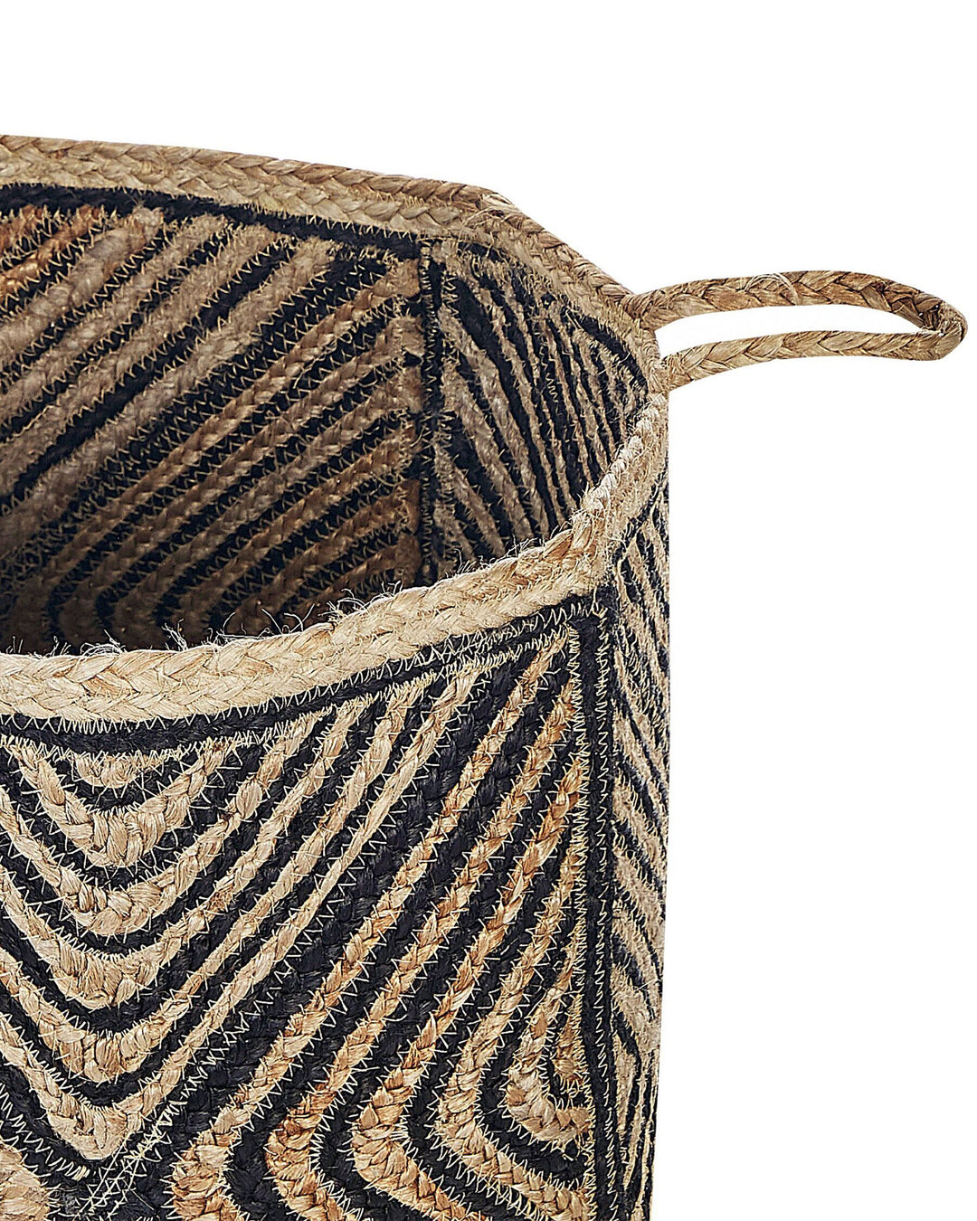 Jute Basket Natural and Black Kolhapur