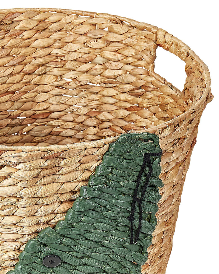 Water Hyacinth Wicker Crocodile Basket Natural Loxton