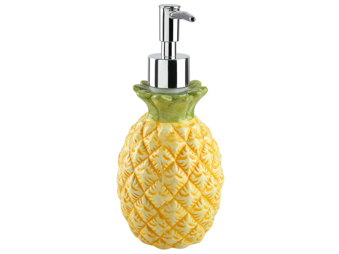 Ceramic 4-Piece Bathroom Accessories Set Pineapple Yellow Maicao