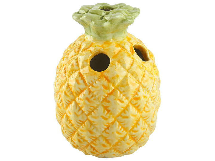 Ceramic 4-Piece Bathroom Accessories Set Pineapple Yellow Maicao