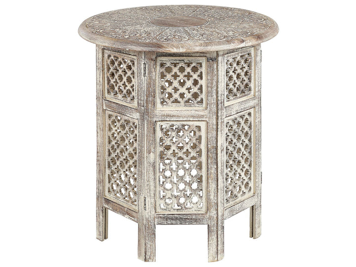 Mango Wood Side Table Light Santra