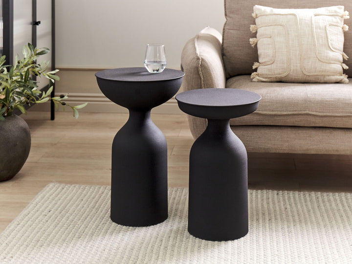 Metal Side Table Black Cota