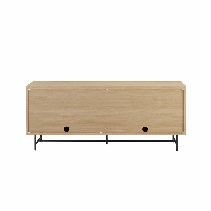 Modern 4 Door Sideboard Coastal Oak Floman