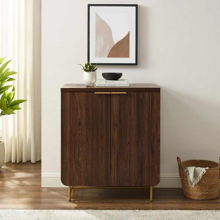 Modern Cabinet Dark Walnut Floman