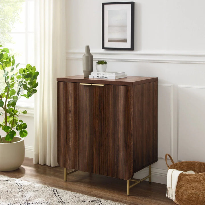 Modern Cabinet Dark Walnut Floman