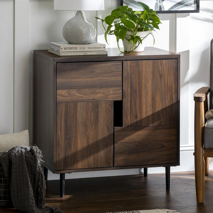 Modern Cabinet Dark Walnut Murrell