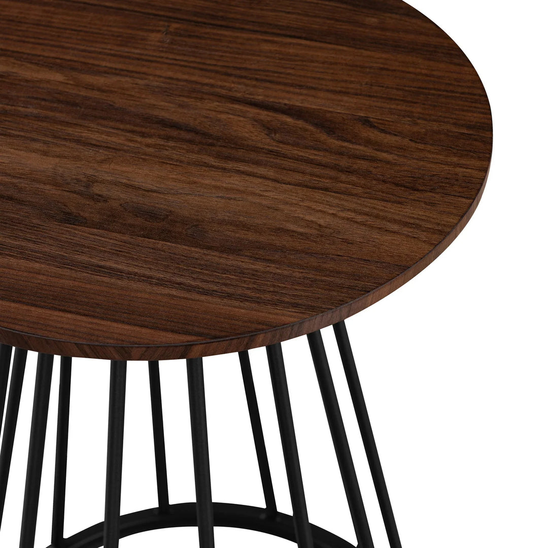 Modern Side Table Dark Walnut Madelyn