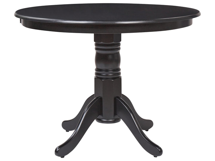 4 Seater Round Dining Table Black Krishina