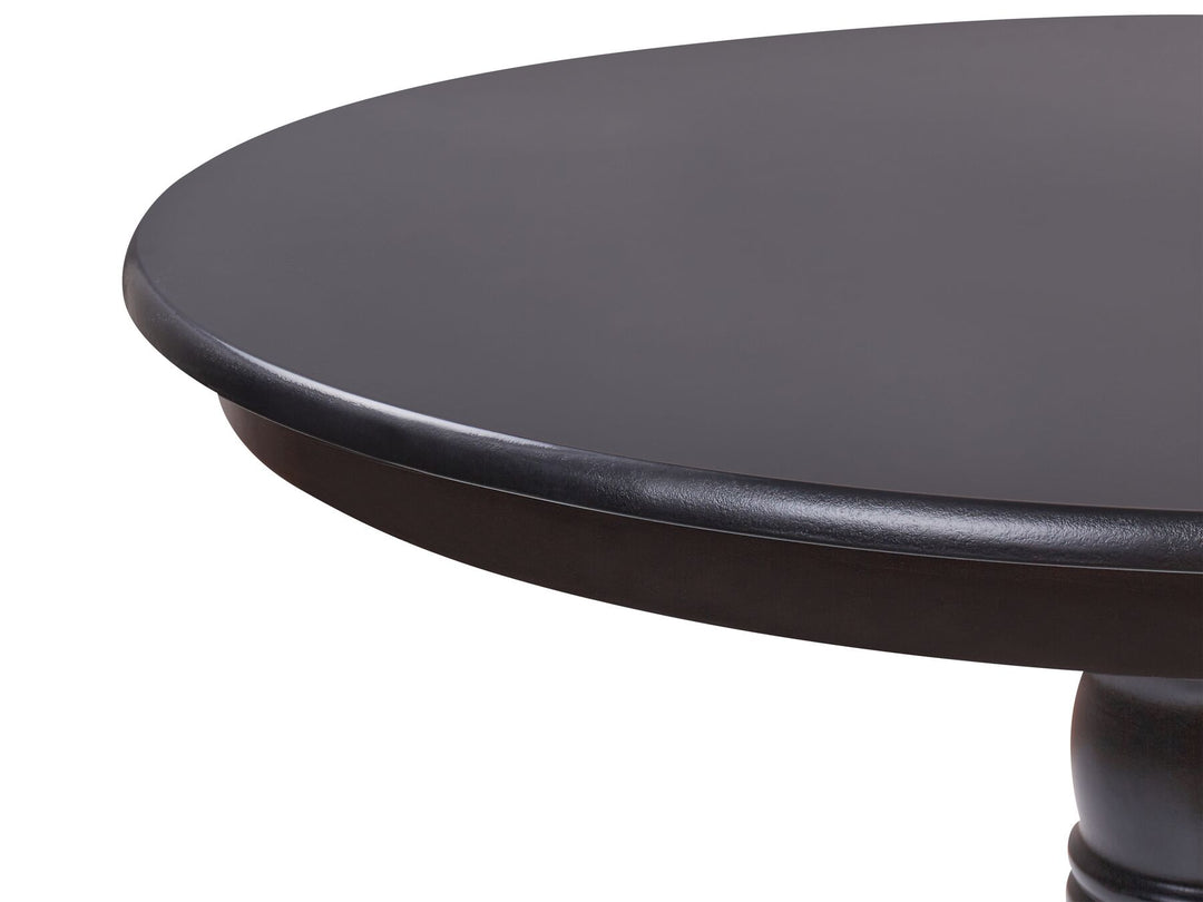 4 Seater Round Dining Table Black Krishina