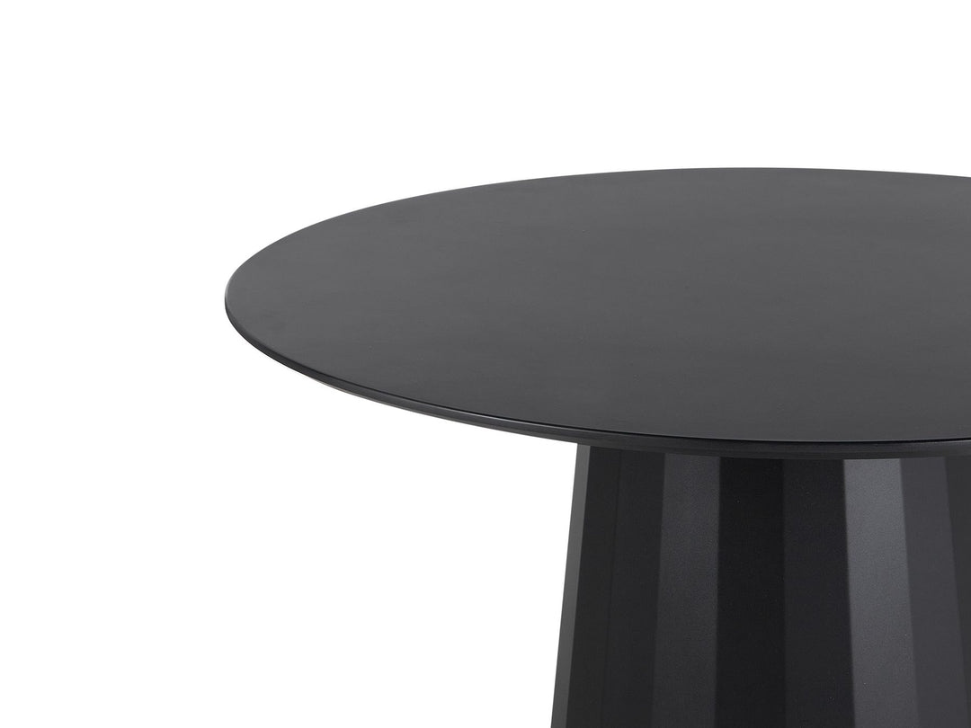 Round Dining Table ⌀ 100 cm Black Lexington