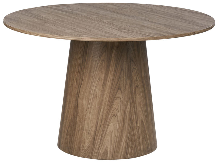 Round Dining Table ⌀ 120 cm Dark Wood Aramis