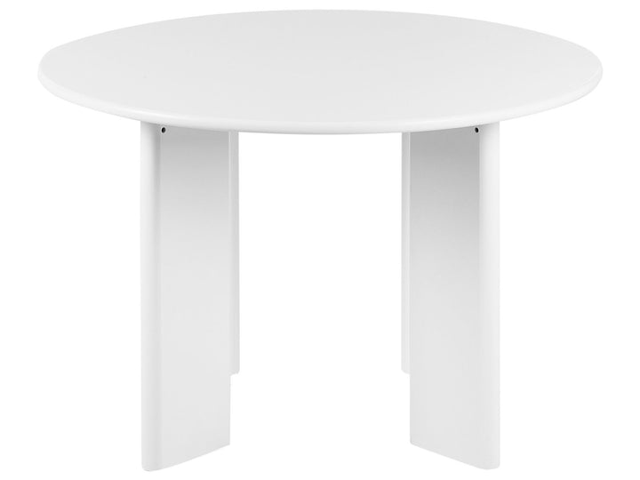 4 Seater Round Dining Table  White Cazden