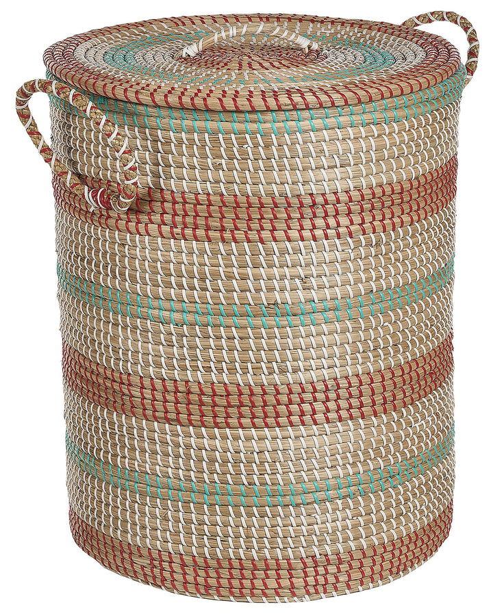 Seagrass Basket with Lid Light Sadec