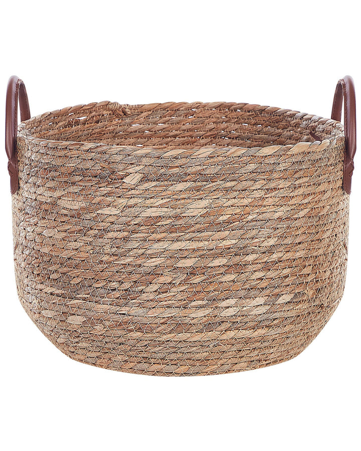 Set of 3 Seagrass Baskets Natural Sayjar