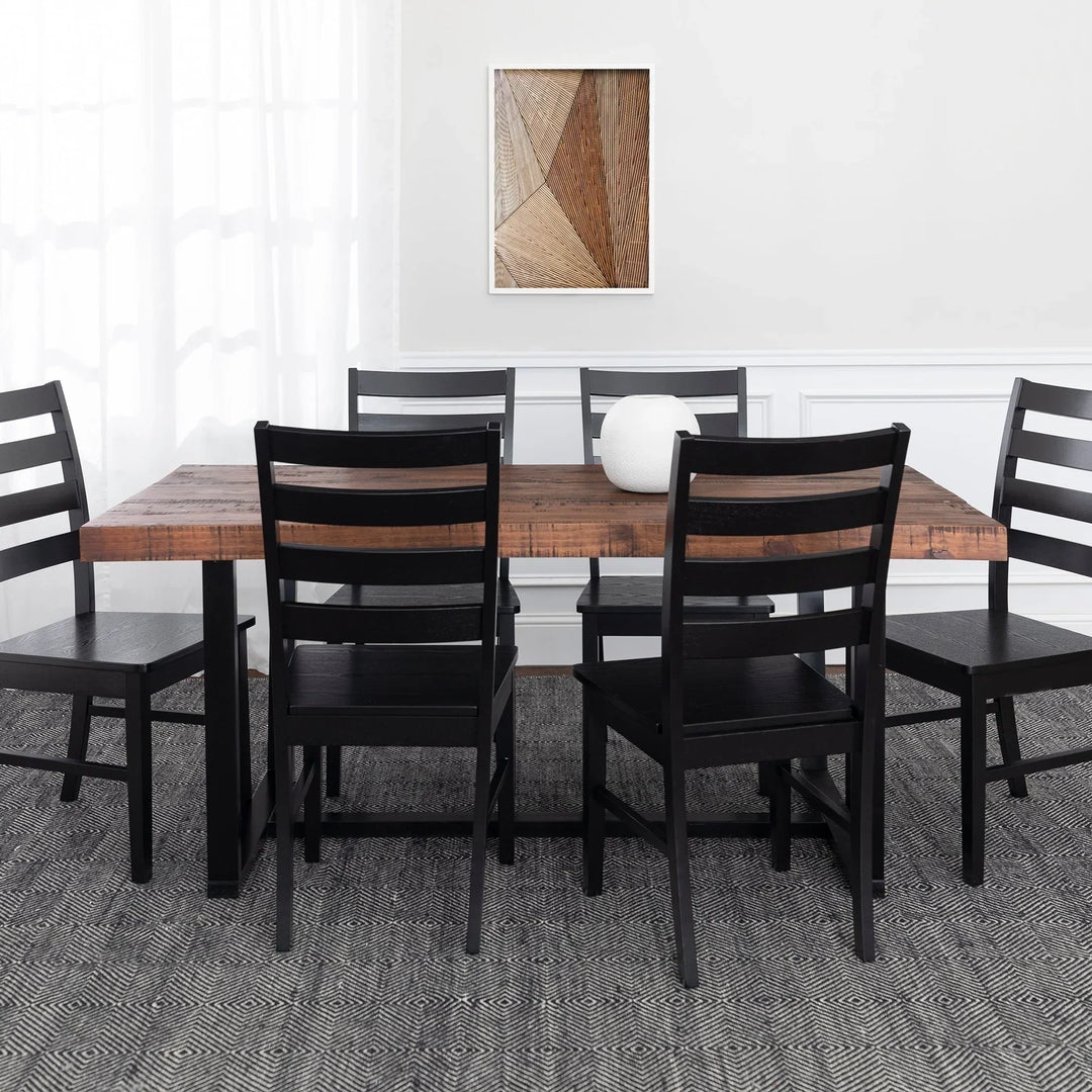 6 Seater Mahogany Dining Set Milore