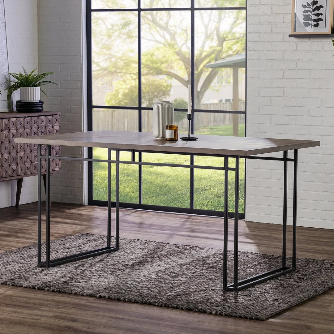 Grey Veneer Dining Table Chenoweth