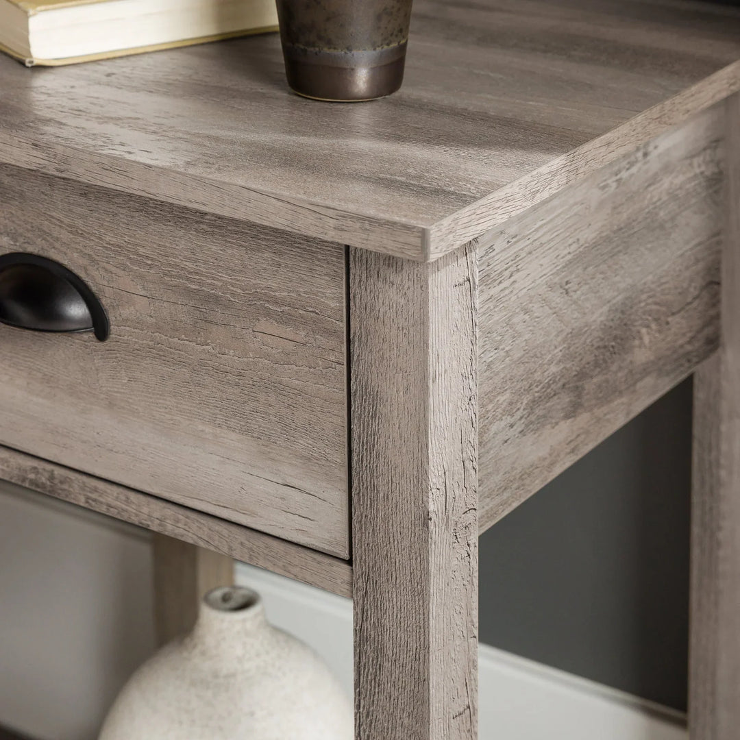 Bedside Table Grey Wash Madelyn