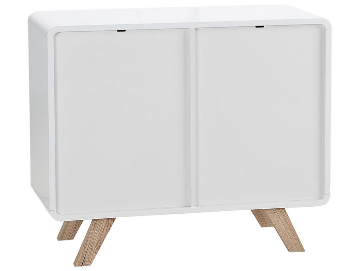 Sideboard White with Light Wood Milo