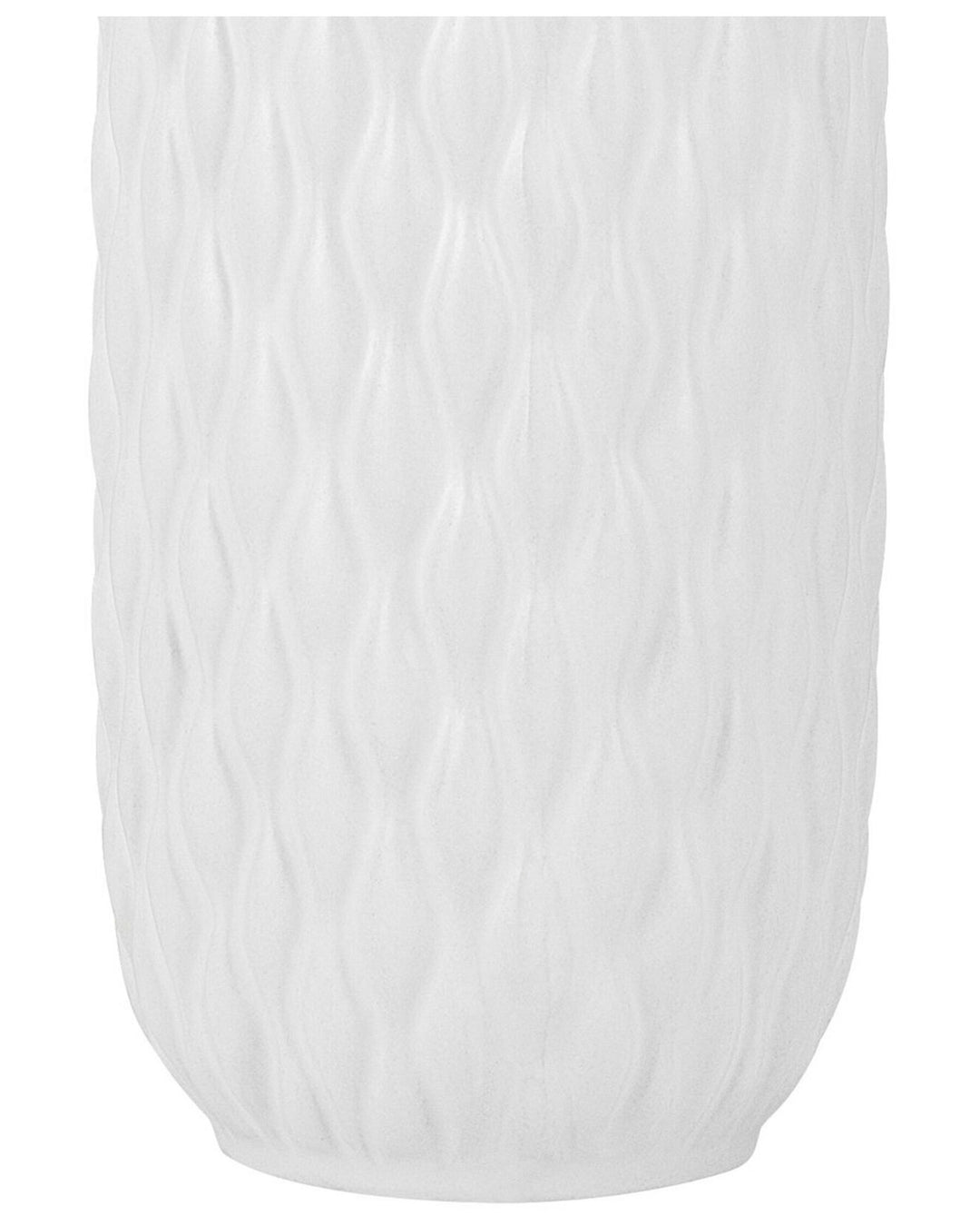 Stoneware Decorative Vase 31 cm White Emar