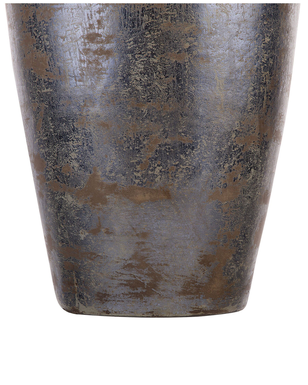 Terracotta Decorative Vase 48 cm Dark Grey Lorca