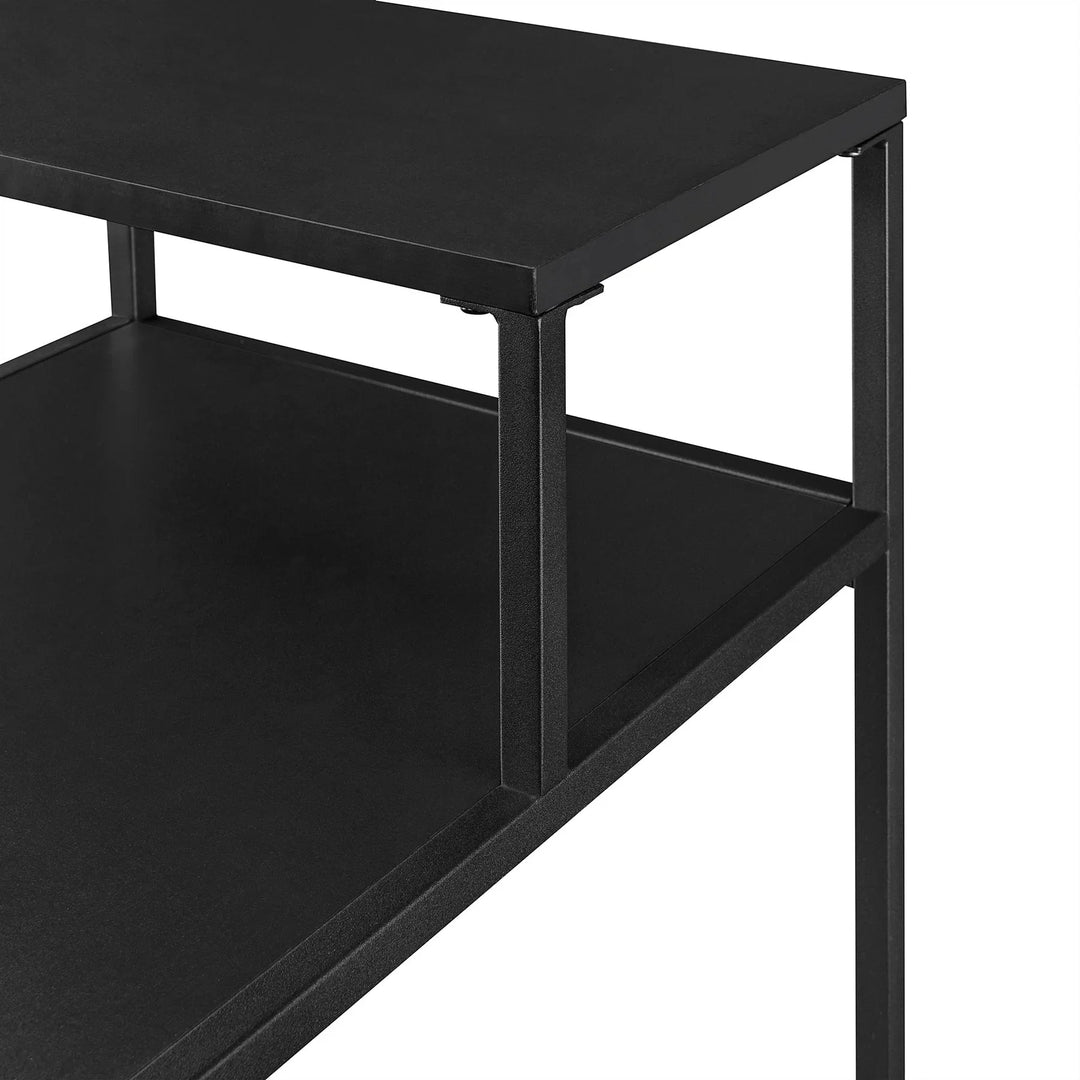 Two Tiered Side Table Black Gillen