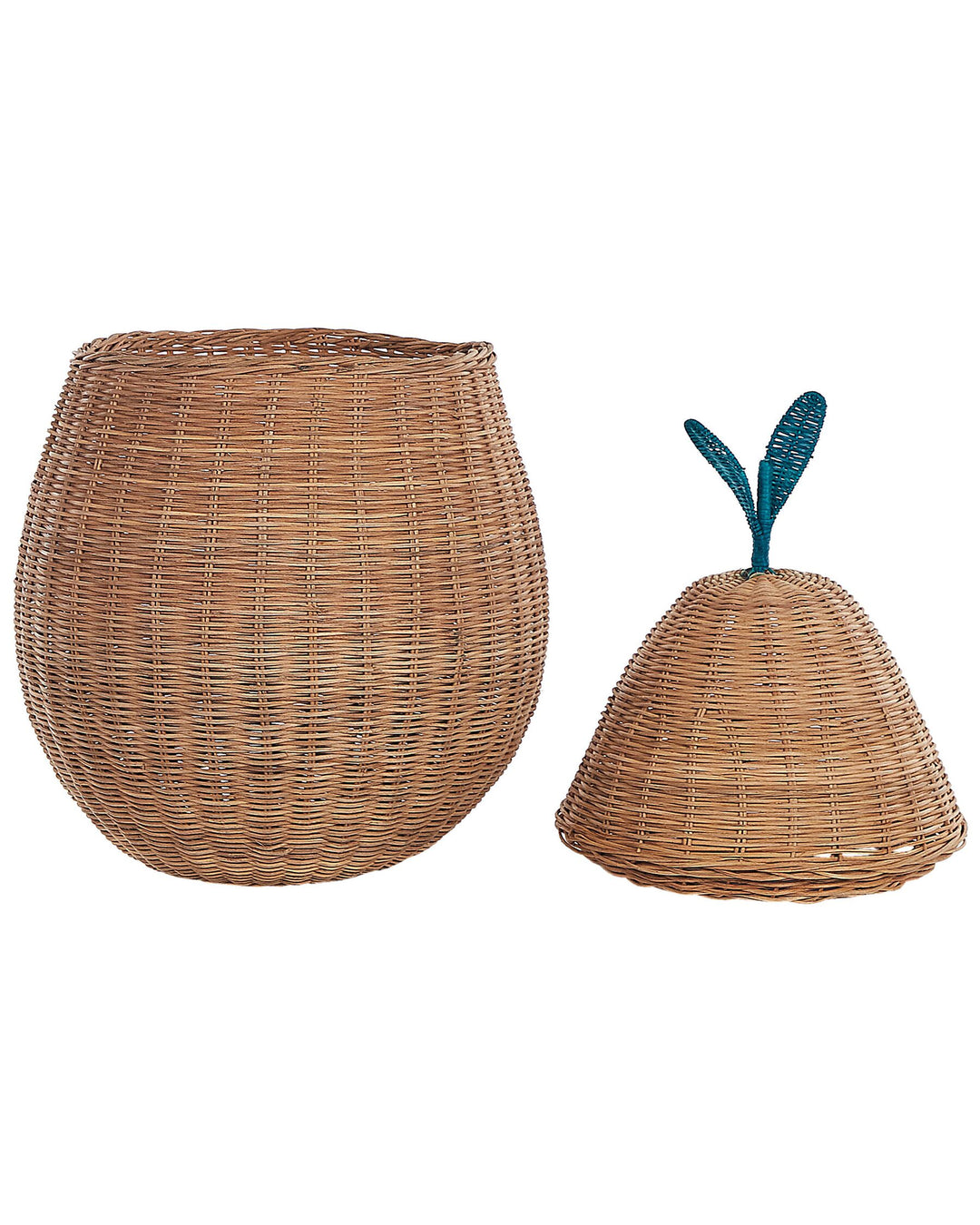 Rattan Pear Basket Natural Vagsoy