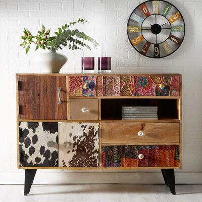 3 Door 4 Drawer Sideboard Reclaimed Sorio