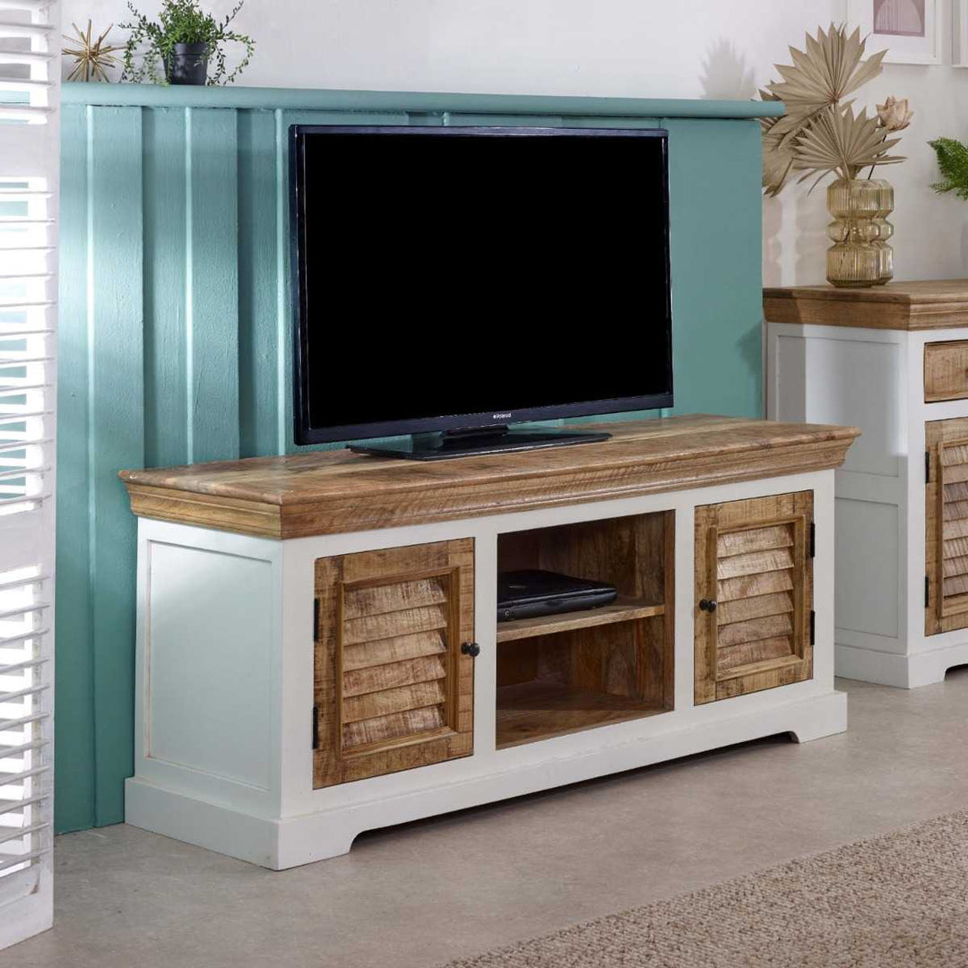 Alfie Tv Cabinet Upto 57" Solid Mango Wood