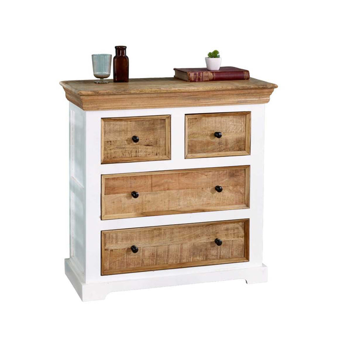 Alfie Solid Mango Wood 4 Chest Of Drawers