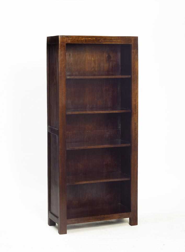 Dark Mango Large Open Bookcase Toko