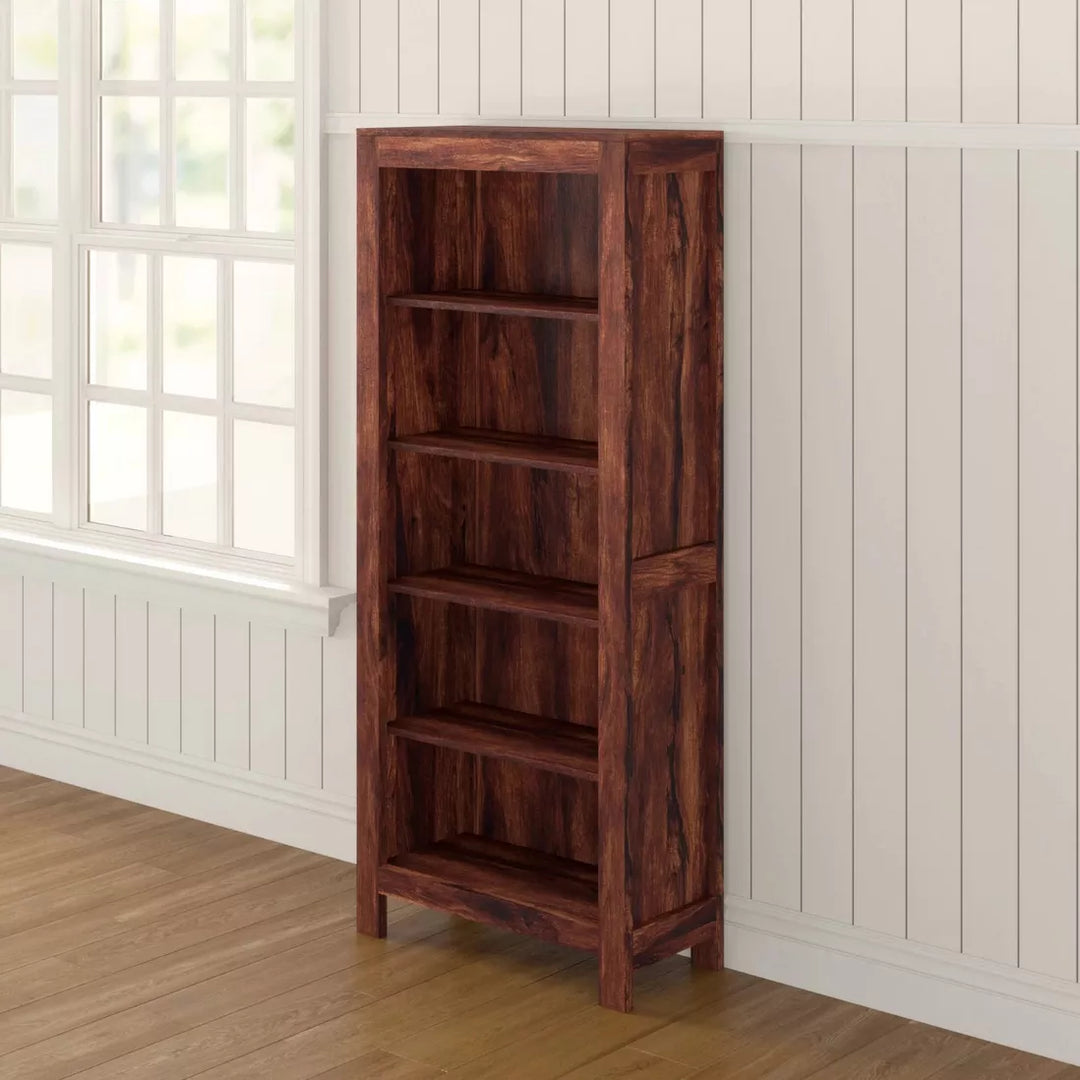 Dark Mango Large Open Bookcase Toko