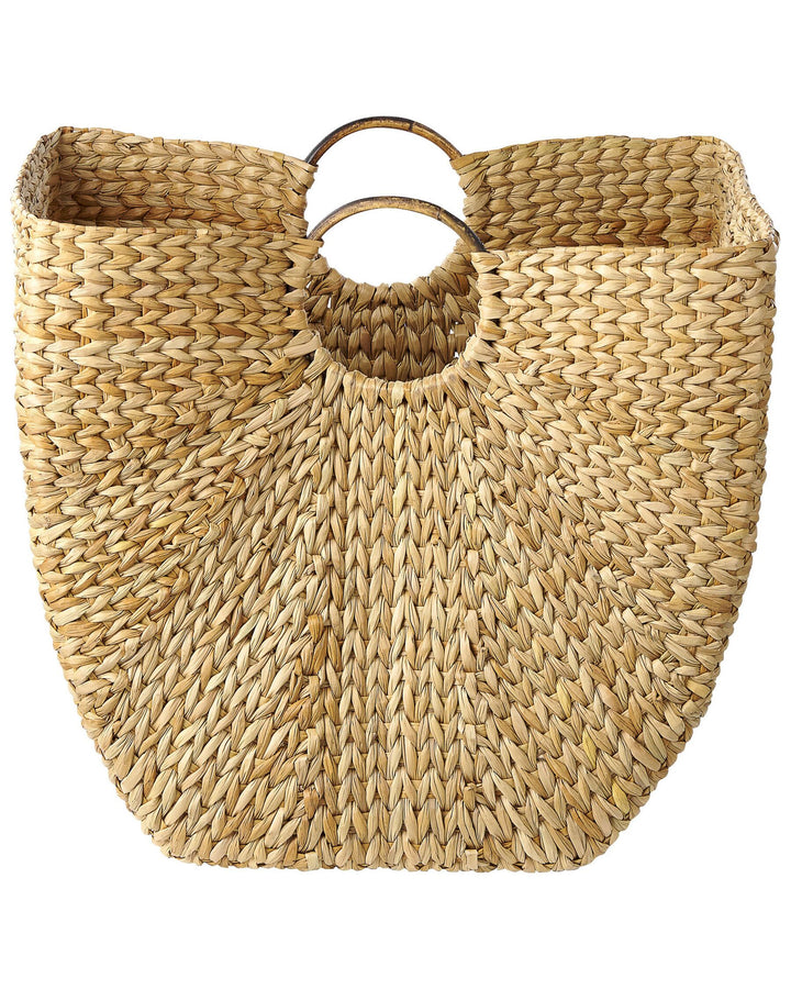 Water Hyacinth Basket Natural Washuk